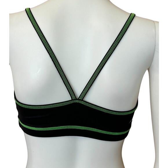 New ~ TWENTY Montréal ~ Flowetry Spaghetti Straps Sports Bra Size S - Picture 6 of 9